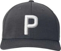 Puma Golf 22537 P Snapback Golf Cap - Quiet Shade - Gray / One Size Fits Most