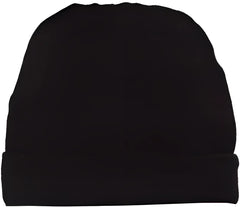 Rabbit Skins 4451 Infant Baby Rib Beanie Black Black / One Size Fits Most