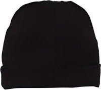 Rabbit Skins 4451 Infant Baby Rib Beanie Black Black / One Size Fits Most