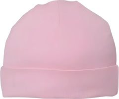 Rabbit Skins 4451 Infant Baby Rib Beanie - Pink - Pink / One Size Fits Most