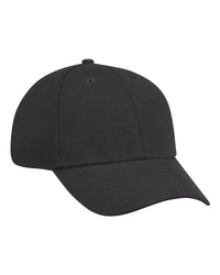 Red Kap HB20 Polyester Ball Cap - Black - Black / One Size Fits Most