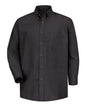 Red Kap SP90 Poplin Dress Shirt - Black - Black / S