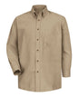 Red Kap SP90 Poplin Dress Shirt - Khaki - Khaki / S
