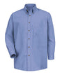 Red Kap SP90 Poplin Dress Shirt - Light Blue - Sleeve 32 33 - Ice Blue / M