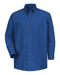 Red Kap SP90 Poplin Dress Shirt - Royal Blue - Sleeve 36 37 - Royal / L