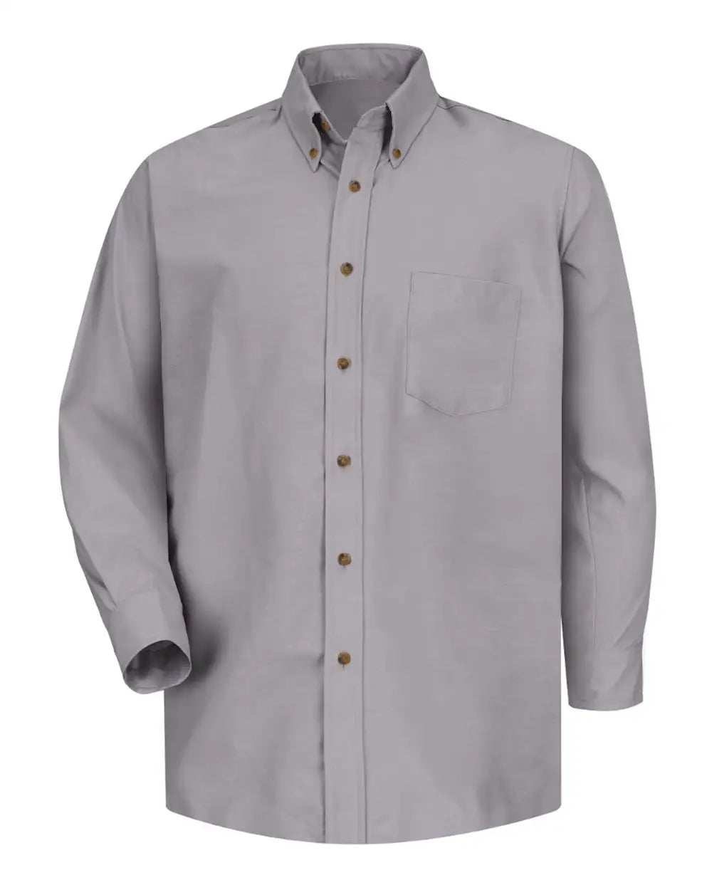 Red Kap SP90 Poplin Dress Shirt - Silver Grey - Light Gray / S