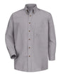 Red Kap SP90 Poplin Dress Shirt - Silver Grey - Light Gray / S