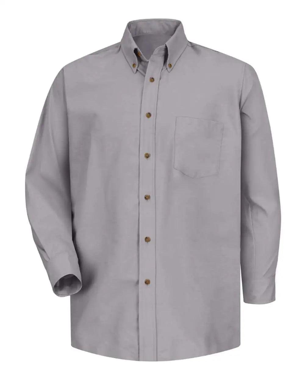 Red Kap SP90 Poplin Dress Shirt - Silver Grey - Sleeve 32 33 - Light Gray / M