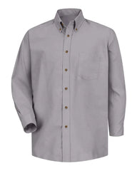 Red Kap SP90 Poplin Dress Shirt - Silver Grey - Sleeve 32 33 - Light Gray / M