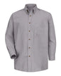 Red Kap SP90 Poplin Dress Shirt - Silver Grey - Sleeve 36 37 - Light Gray / L