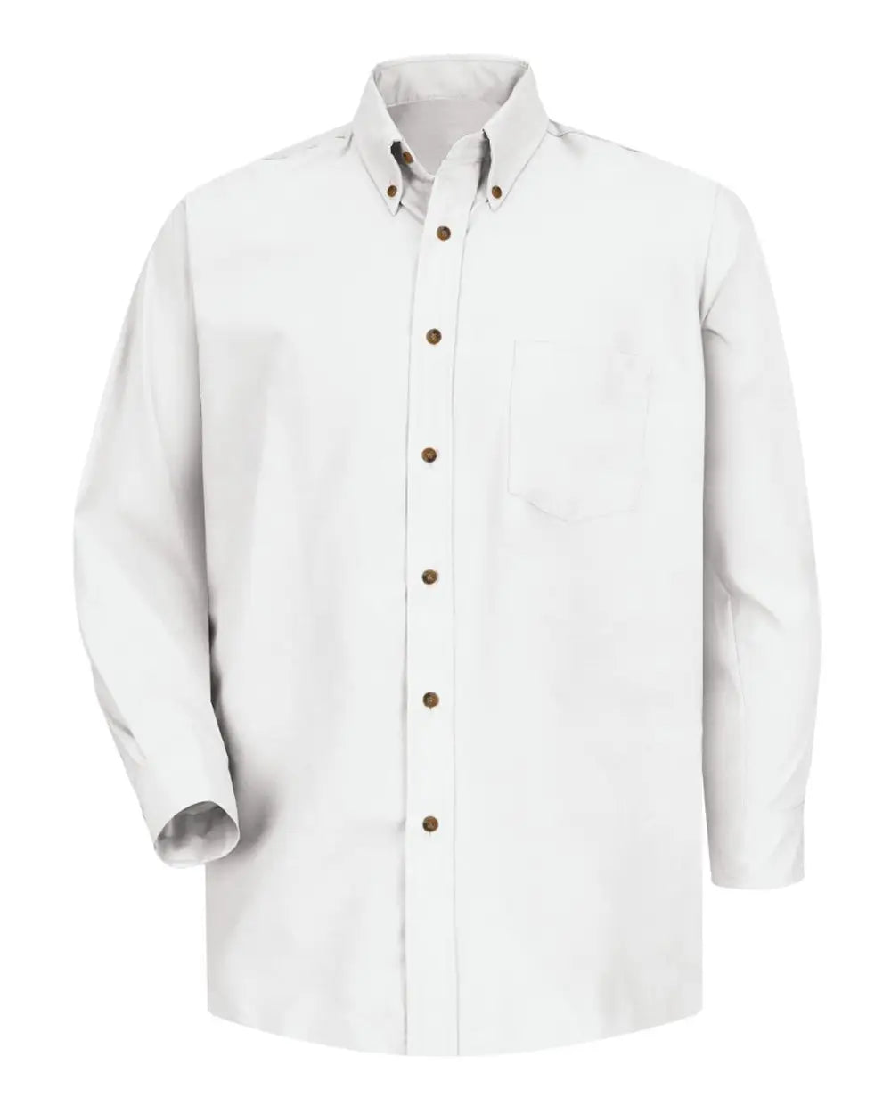 Red Kap SP90 Poplin Dress Shirt - White - White / S