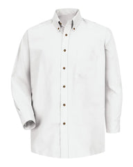 Red Kap SP90 Poplin Dress Shirt - White - White / S