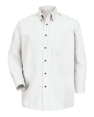 Red Kap SP90 Poplin Dress Shirt - White - Sleeve 36 37 - White / L