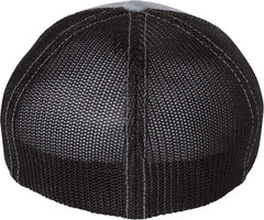Richardson 110 Fitted Trucker with R-Flex Caps - Heather Gray Black