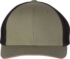 Richardson 110 Fitted Trucker with R-Flex Caps - Loden Black