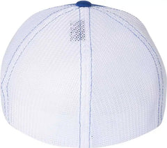 Richardson 110 Fitted Trucker with R-Flex Caps - Royal White