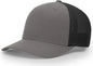 Richardson 110 R-Flex Trucker Cap - Charcoal Black - Dark Gray Black / LG-XL