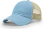 Richardson 111 Garment Washed Trucker Cap - Columbia Blue Khaki - Columbia Blue Khaki / OSFM
