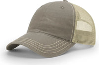 Richardson 111 Garment Washed Trucker Cap - Driftwood Khaki - Driftwood Khaki / OSFM