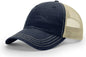 Richardson 111 Garment Washed Trucker Cap - Navy Khaki - Navy Khaki / OSFM