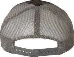 Richardson 111 Garment-Washed Trucker Caps - Black Charcoal - Black Dark Gray / OSFM