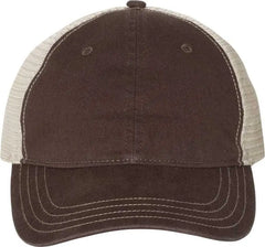 Richardson 111 Garment-Washed Trucker Caps - Brown Khaki - Brown Khaki / OSFM