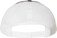 Richardson 111 Garment-Washed Trucker Caps - Charcoal White - Dark Gray White / OSFM