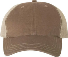 Richardson 111 Garment-Washed Trucker Caps - Driftwood Khaki - Gray Khaki / OSFM
