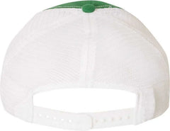 Richardson 111 Garment-Washed Trucker Caps - Kelly White - Kelly White / OSFM