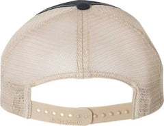 Richardson 111 Garment-Washed Trucker Caps - Navy Khaki - Navy Khaki / OSFM