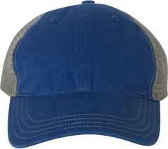 Richardson 111 Garment-Washed Trucker Caps - Royal Charcoal - Royal Dark Gray / OSFM