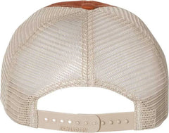 Richardson 111 Garment-Washed Trucker Caps - Texas Orange Khaki - Texas Orange Khaki / OSFM