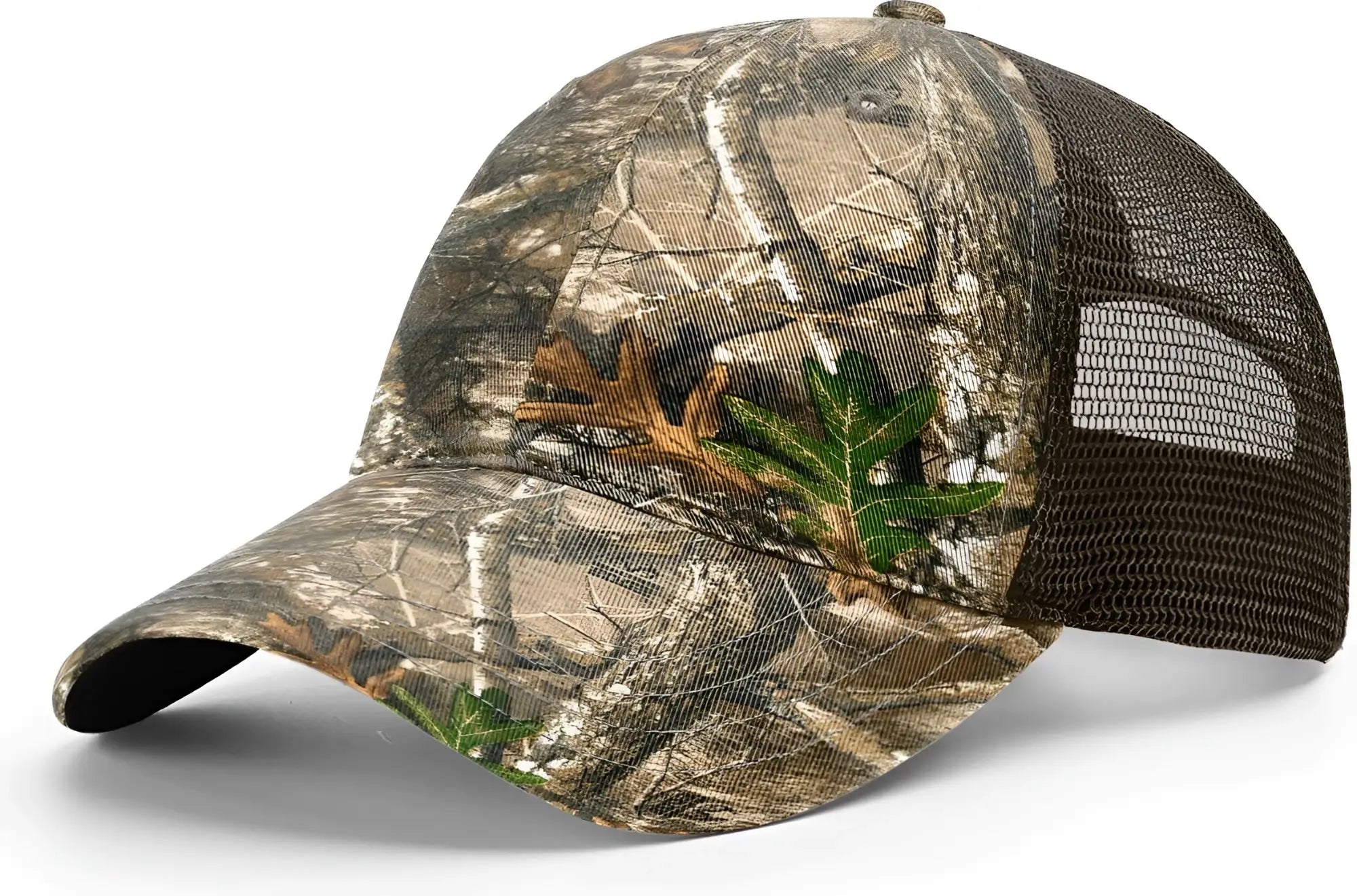 Richardson 111P Garment Washed Printed Trucker Cap - Realtree Edge Brown - Realtree Edge Brown / OSFM