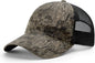 Richardson 111P Garment Washed Printed Trucker Cap - Realtree Timber Black - Realtree Timber Black / OSFM