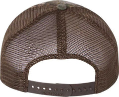 Richardson 111P Washed Printed Trucker Caps Realtree Edge Brown Realtree Brown / OSFM