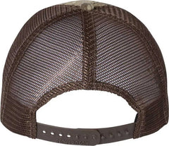 Richardson 111P Washed Printed Trucker Caps Realtree Max 1 Brown Realtree Brown / OSFM