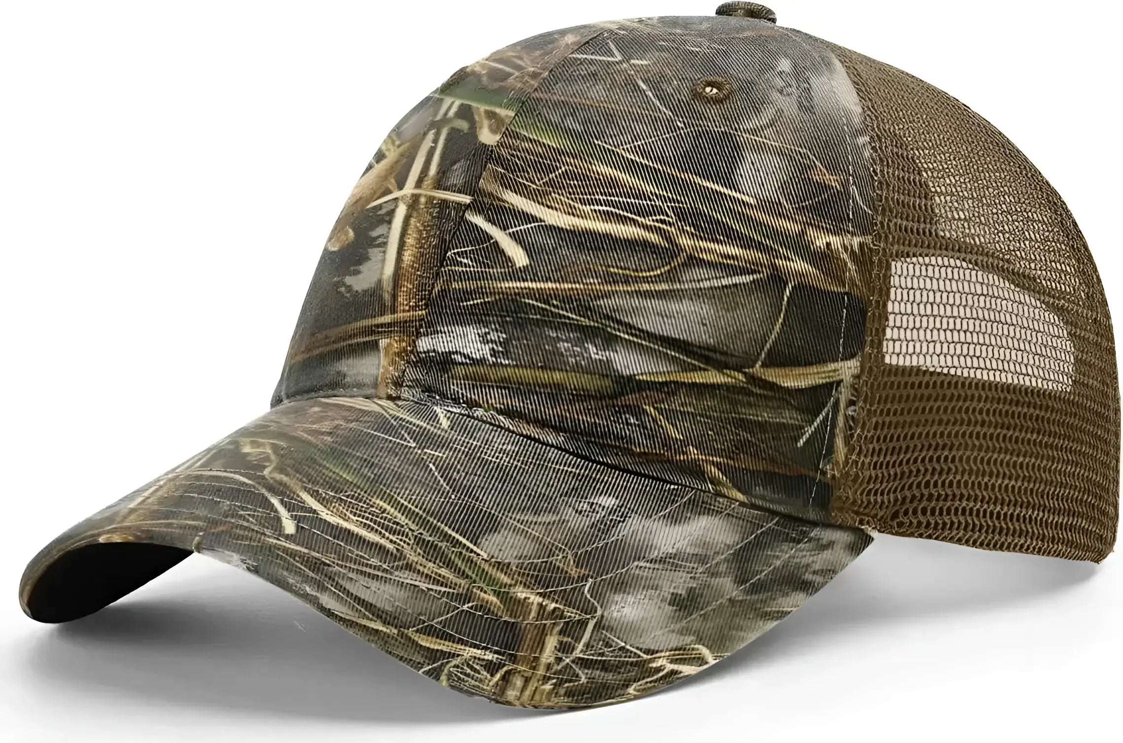 Richardson 111P Washed Printed Trucker Caps Realtree Max 7 Buck Realtree Buck / OSFM