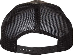 Richardson 111P Washed Printed Trucker Caps - Realtree Original Black - Realtree Black / OSFM