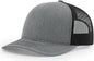 Richardson 112+ R-Flex Adjustable Trucker Cap - Heather Gray Black - Gray Black / OSFM