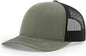 Richardson 112+ R-Flex Adjustable Trucker Cap - Loden Black - Loden Black / OSFM