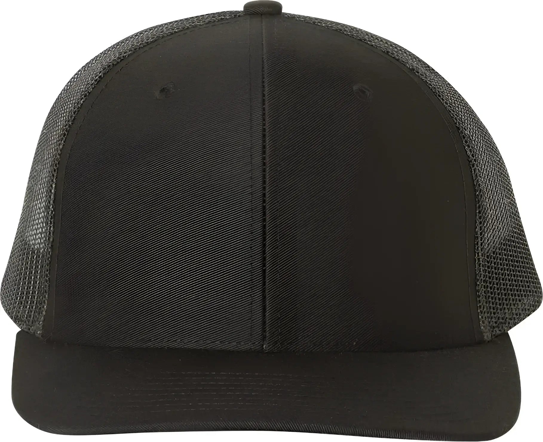Richardson 112 Snapback Trucker Caps - Black