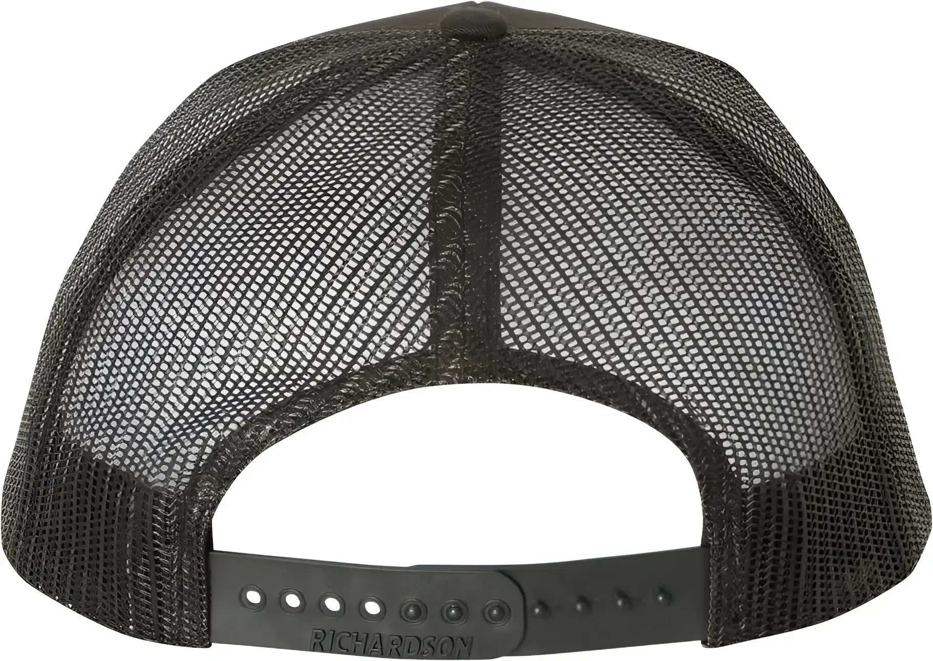 Richardson 112 Snapback Trucker Caps - Black