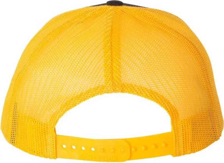 Richardson 112 Snapback Trucker Caps - Black Gold - Black Gold / OSFM