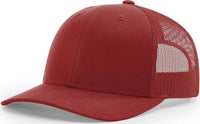 Richardson 112 Snapback Trucker Caps - Cardinal - Cardinal / One Size