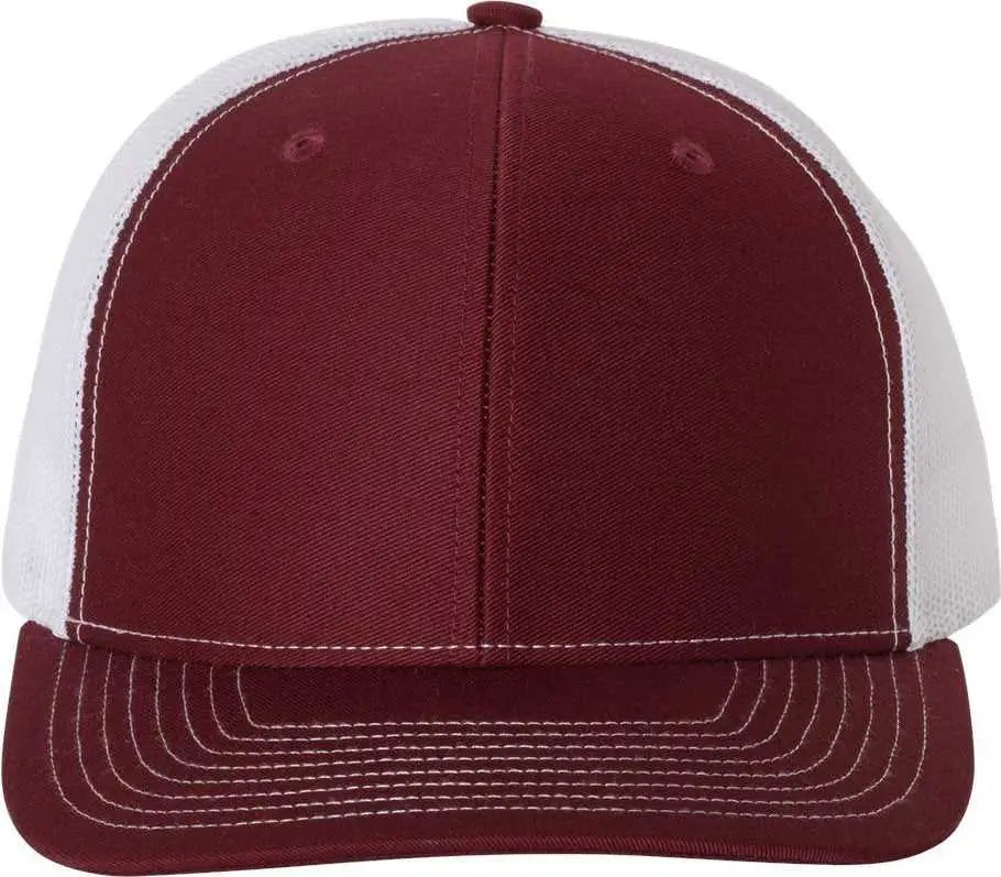 Richardson 112 Snapback Trucker Caps - Cardinal White - Cardinal White / OSFM