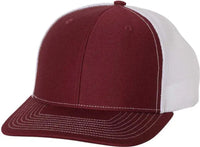 Richardson 112 Snapback Trucker Caps - Cardinal White - Cardinal White / OSFM
