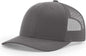 Richardson 112 Snapback Trucker Caps - Charcoal - Dark Gray / OSFM