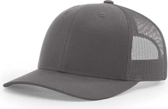 Richardson 112 Snapback Trucker Caps - Charcoal - Dark Gray / OSFM