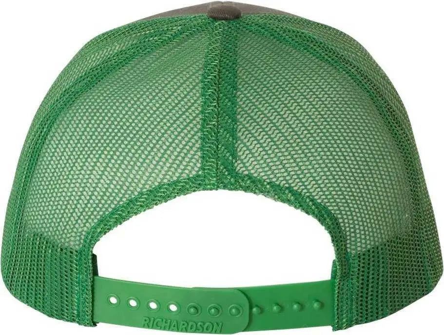 Richardson 112 Snapback Trucker Caps - Charcoal Kelly - Dark Gray Kelly / OSFM