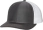 Richardson 112 Snapback Trucker Caps - Charcoal White - Dark Gray White / OSFM